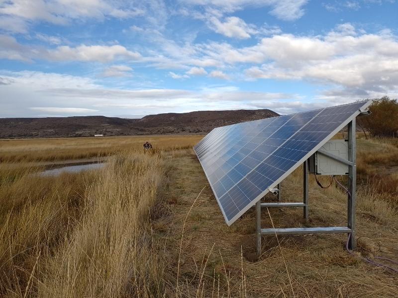 Sistema bombeo solar rural 