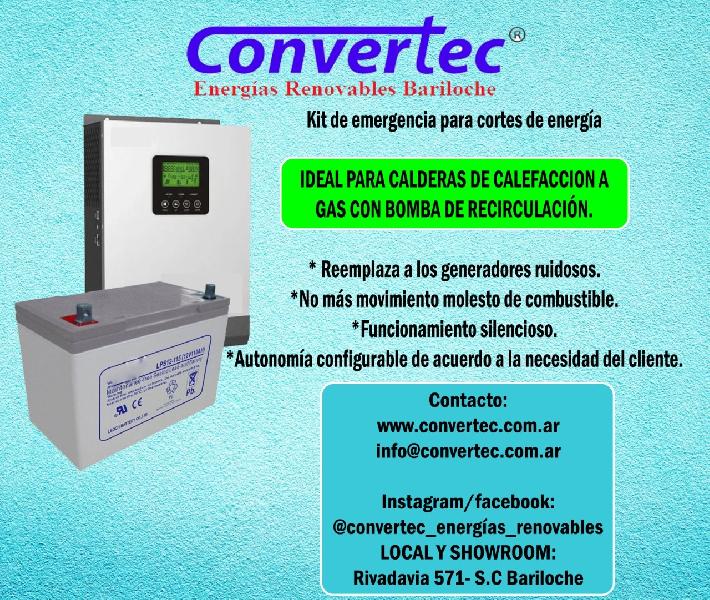 Kit cortes de energía para calderas 